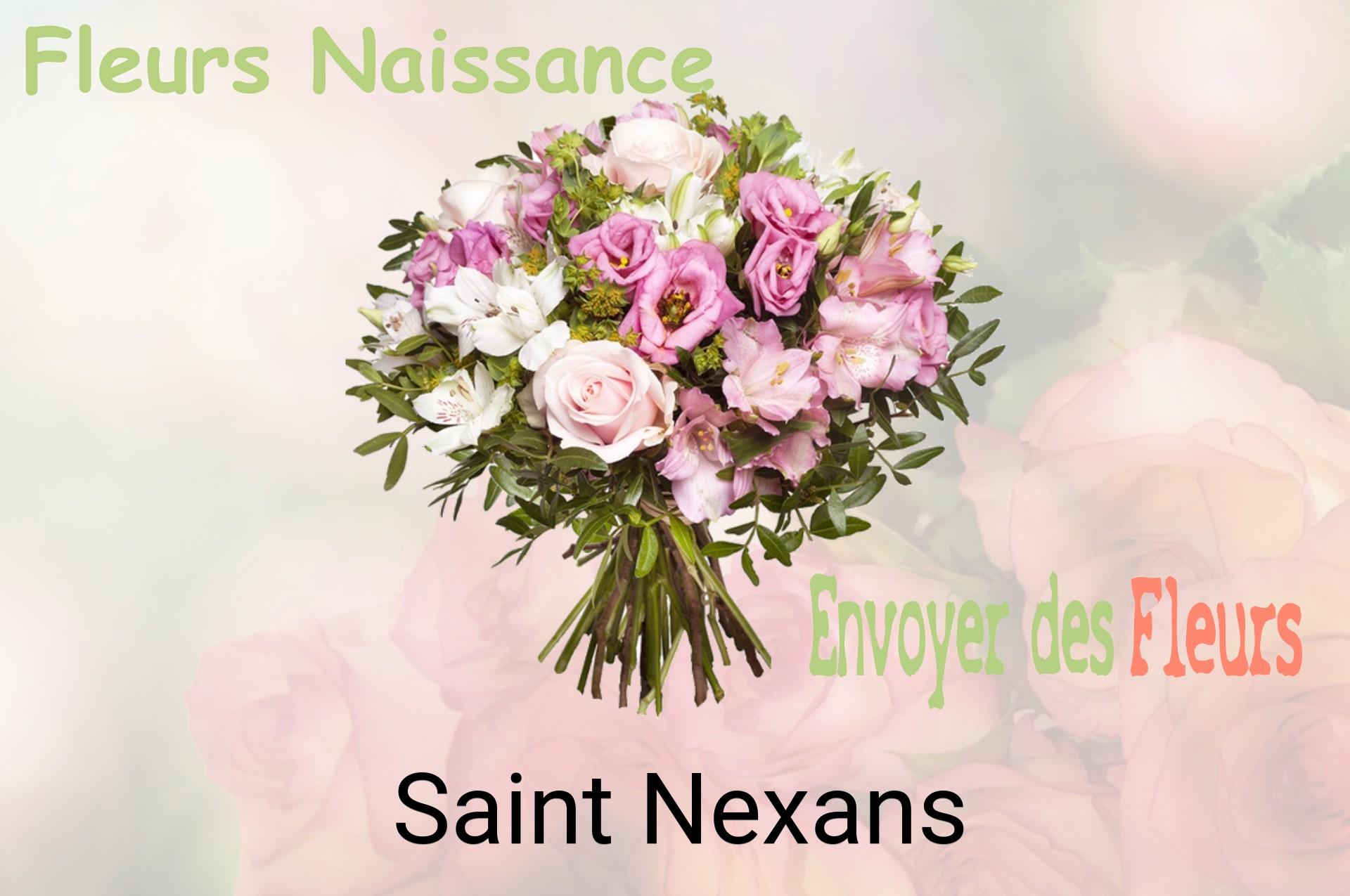 Bouquet de fleurs de naissance livré à Saint-Nexans